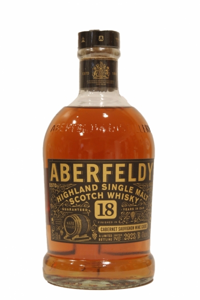 Aberfeldy Cabernet Sauvignon Wine Cask Finish 18 Year Old