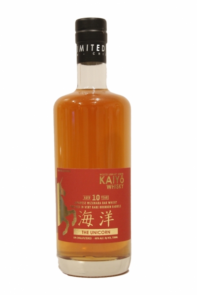 Kaiyo 10 Years old The Unicorn Japanese Mizunara Oak Finished in Rare Bourbon Barrels