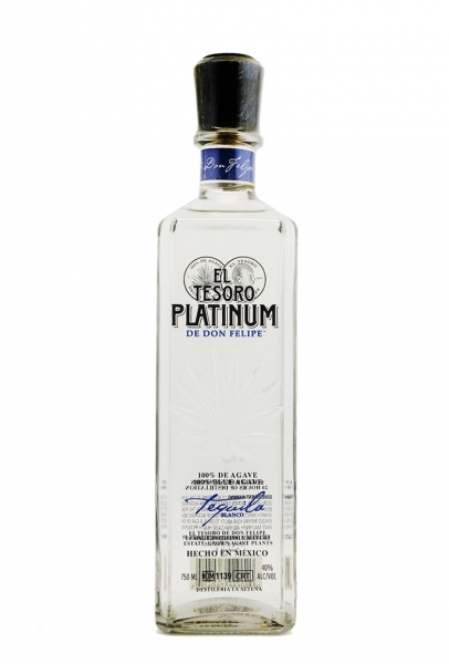 El Tesoro Platinum Blanco Tequila