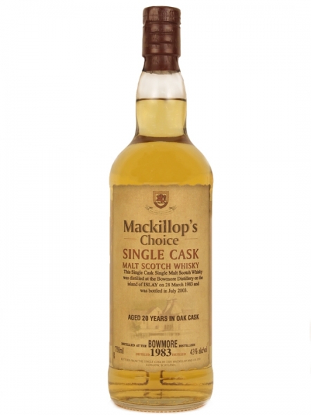 Mackillop's Choice Single Cask 20 Year Old Bowmore 1983