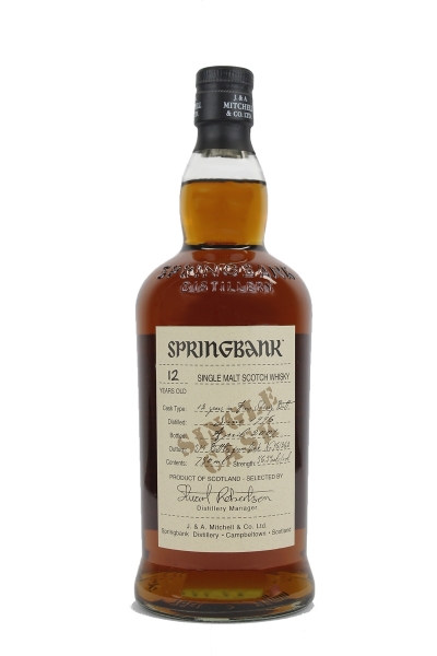 Springbank 12 Year Old Single Cask Calvados wood