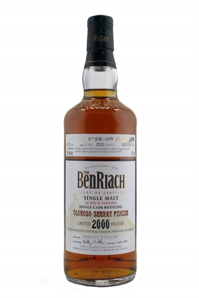 Benriach 12 Year Old Oloroso Sherry 2000 