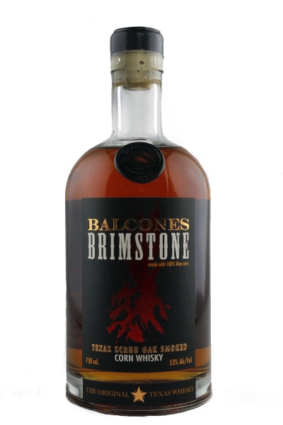 Balcones Brimstone Texas Scrub Oak Smoked Corn Whisky