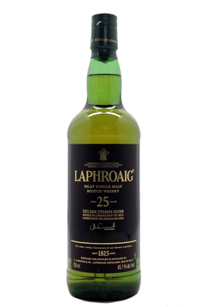 Laphroaig 25 Year Old 2013 Cask Strength Edition