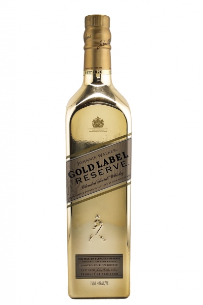 Johnnie Walker Gold Label Reserve Limited Edition Gold Bottle