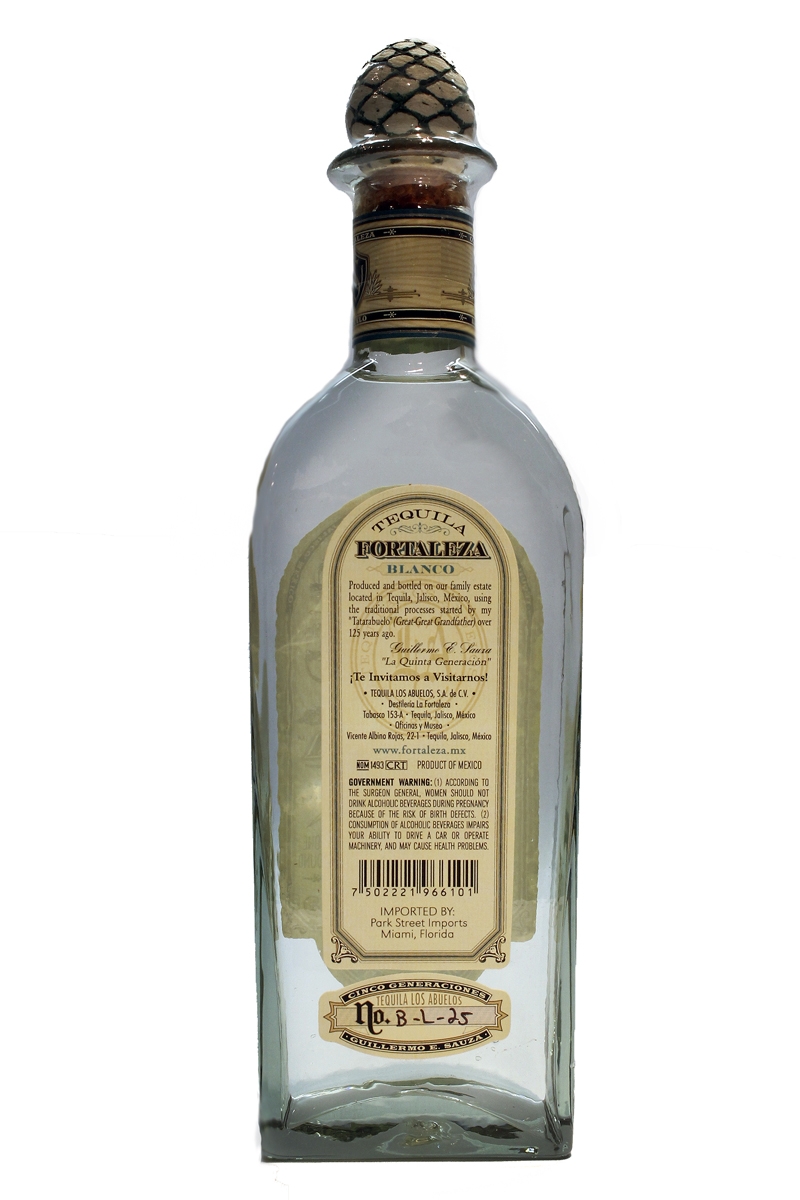 Fortaleza Blanco Tequila