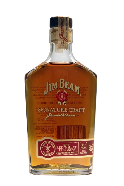 Jim Beam Signature Craft Harvest Bourbon Collection Soft Red Wheat 11 Year Old (375ML)