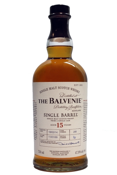 Balvenie 15 Year Old Single Barrel Cask No. 288
